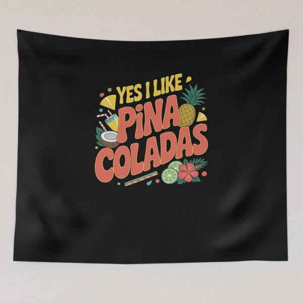 Item preview, Yes I Like Pina Coladas Tropical Drink Lover designed and sold by SuperAndSocial.