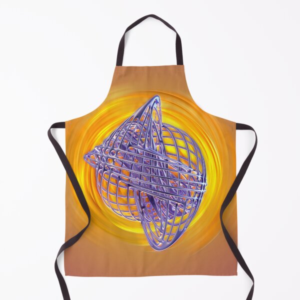 Item preview, 3D Lattice Structure - Abstract Art Orange Energy - Futuristic Poster designed and sold by Keltoi-art.