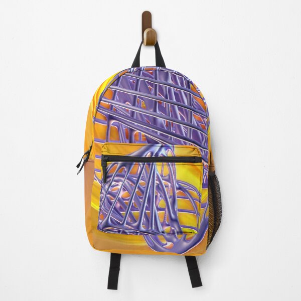 Item preview, 3D Lattice Structure - Abstract Art Orange Energy - Futuristic Poster designed and sold by Keltoi-art.