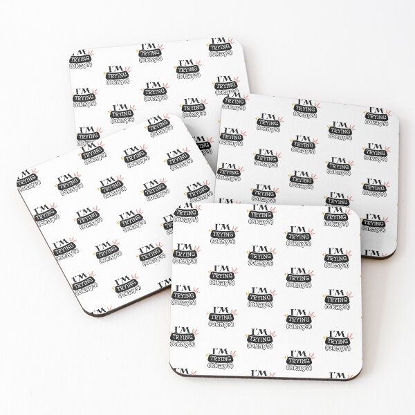Item preview, I’M TRYING (okay?) designed and sold by DesignTeamHub.