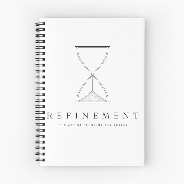Item preview, Refinement Art Of Removing Excess Silent Luxury Hourglass designed and sold by PixelPublishing.