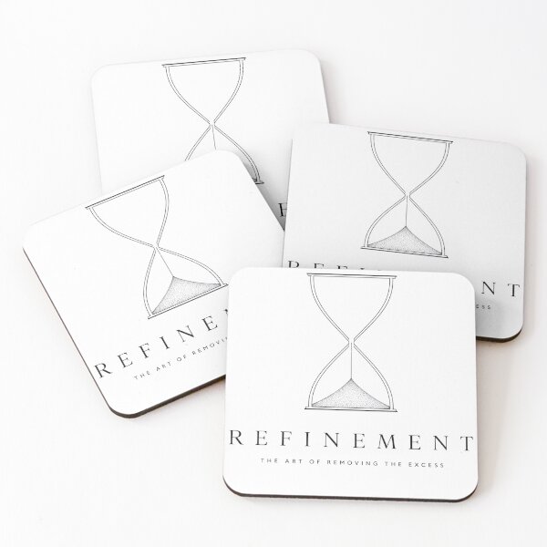 Item preview, Refinement Art Of Removing Excess Silent Luxury Hourglass designed and sold by PixelPublishing.