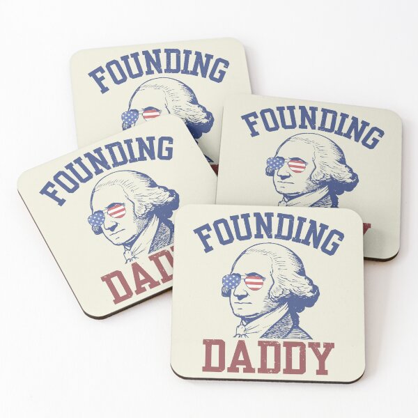Item preview, Independence Day Dad Founding Daddy 4th of July George Washington Fourth of July designed and sold by Saitokuu7Art.