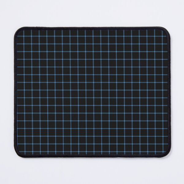 Item preview, Black And Steel Blue Mini Gingham Pattern designed and sold by pattern-archive.