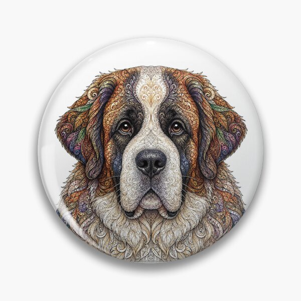 Item preview, Intricate Saint Bernard designed and sold by PaintedbyCarol.