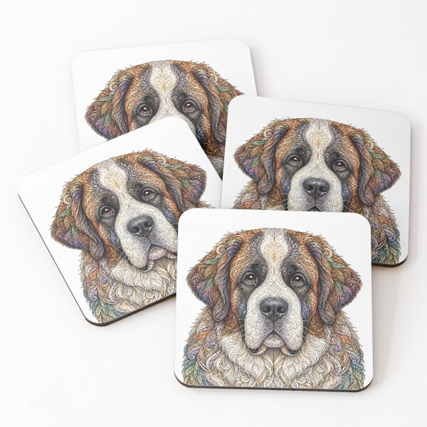 Item preview, Intricate Saint Bernard designed and sold by PaintedbyCarol.