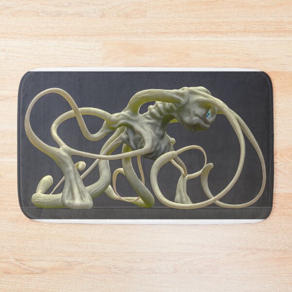 Item preview, 3D Tentacled Monster - Fantastic Organic Creature - Horror Print designed and sold by Keltoi-art.
