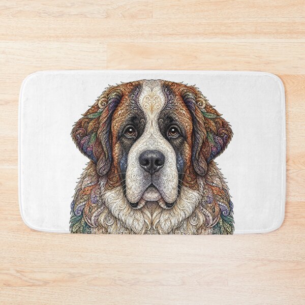 Item preview, Intricate Saint Bernard designed and sold by PaintedbyCarol.