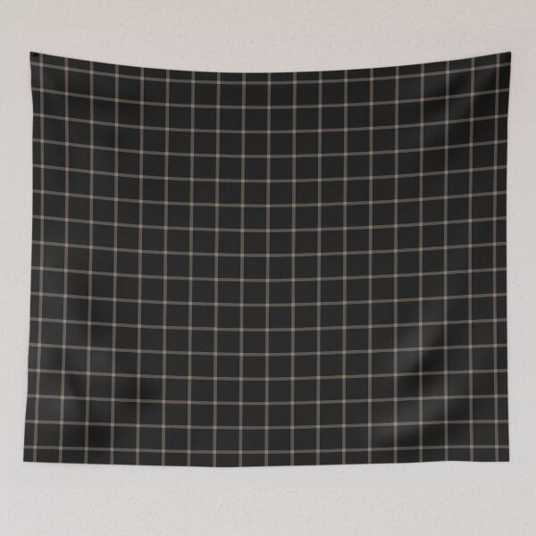Item preview, Black And Taupe Mini Gingham Pattern designed and sold by pattern-archive.