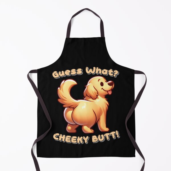 Item preview, Funny Golden Retriever Guess What Cheeky Mom Dad Kids designed and sold by rafaeltto.