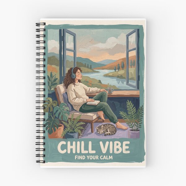Item preview, Cozy Chill Vibes Reading Corner Nature Window Art designed and sold by WATEKE.