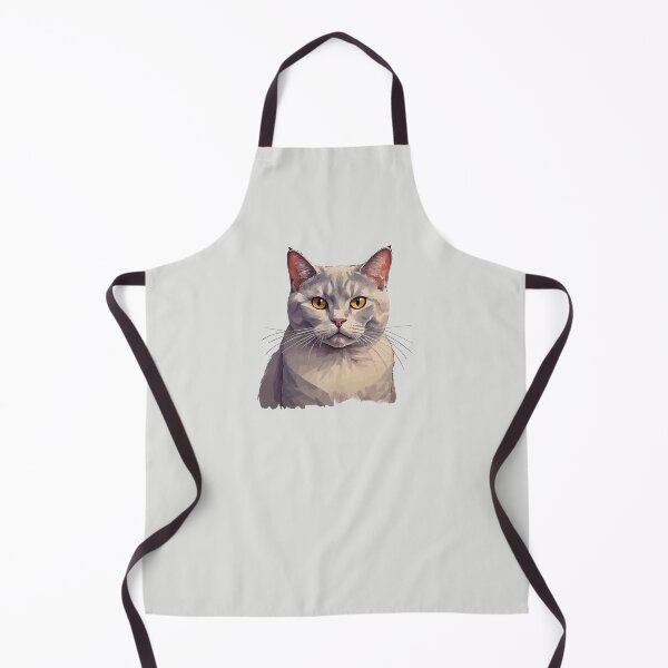 Item preview, Geometric British Shorthair Art – Modern Pet Art designed and sold by Tklezardesigns.