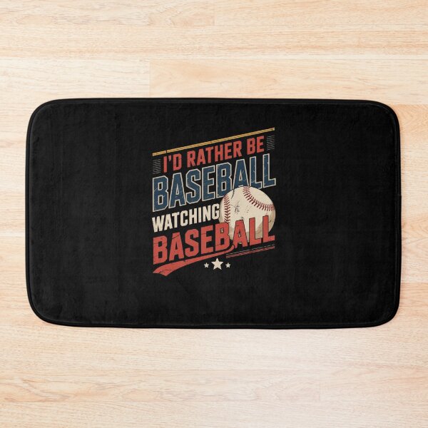 Item preview, I'd Rather Be Watching Baseball Retro Fan designed and sold by SuperAndSocial.