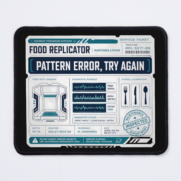 Item preview, Starship Replicator Service Ticket designed and sold by agearb.