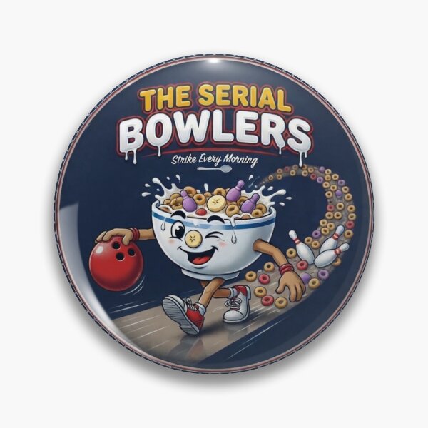 Item preview, The Serial Bowlers designed and sold by Headsnack Shop.