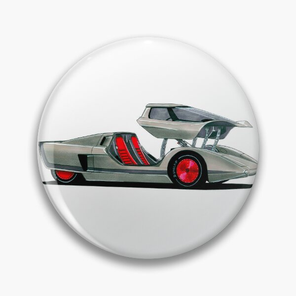 Item preview, Exclusive drawing australian concept car from past 1969 Hurricane mid-engined 4.2L V8 designed and sold by Cars23.