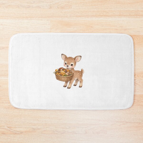 Item preview, Wild Mushroom Foraging Deer Cottagecore Aesthetic designed and sold by AQUILAKREO.