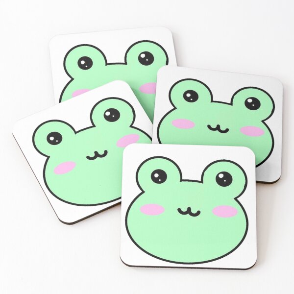 Item preview, Cute Kawaii Frog | Minimal Aesthetic Frog Cartoon designed and sold by TODPESIGN.