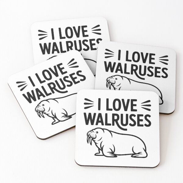 Item preview, I Love Walruses designed and sold by Frank Ring.