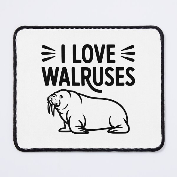 Item preview, I Love Walruses designed and sold by Frank Ring.