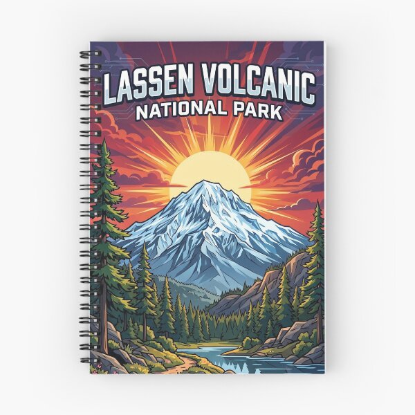 Item preview, Lofi Summer Vagabond Lassen Volcanic National Park designed and sold by SpiriTravels.