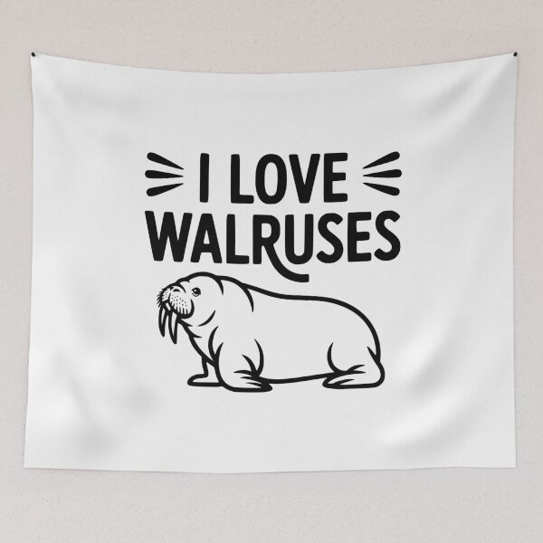 Item preview, I Love Walruses designed and sold by Frank Ring.