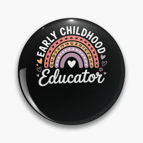 Item preview, Early Childhood Educator Rainbow Boho Teacher designed and sold by SuperAndSocial.