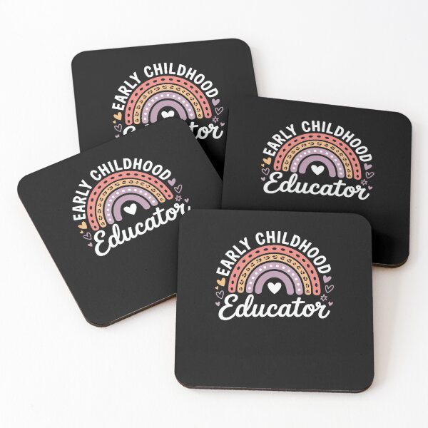 Item preview, Early Childhood Educator Rainbow Boho Teacher designed and sold by SuperAndSocial.