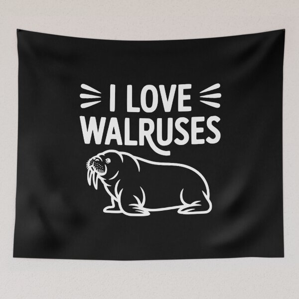 Item preview, I Love Walruses designed and sold by Frank Ring.