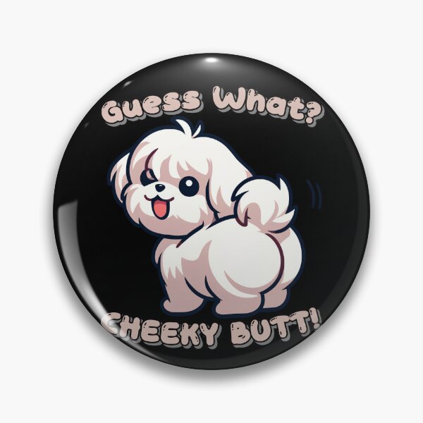 Item preview, Funny White Shih Tzu Guess What Cheeky Mom Dad Kids designed and sold by rafaeltto.