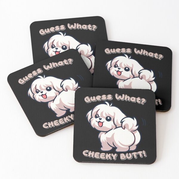 Item preview, Funny White Shih Tzu Guess What Cheeky Mom Dad Kids designed and sold by rafaeltto.
