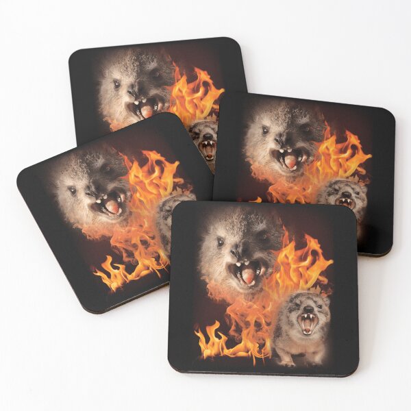 Item preview, Rock Hyrax Fire Meme Poster Design Today Graphic designed and sold by SharoKayd.