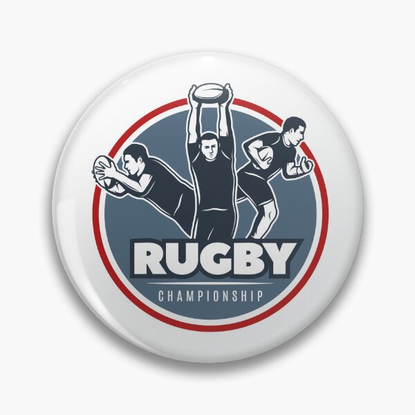Item preview, Vintage Rugby Players Championship Team Badge Sticker designed and sold by topprinting.