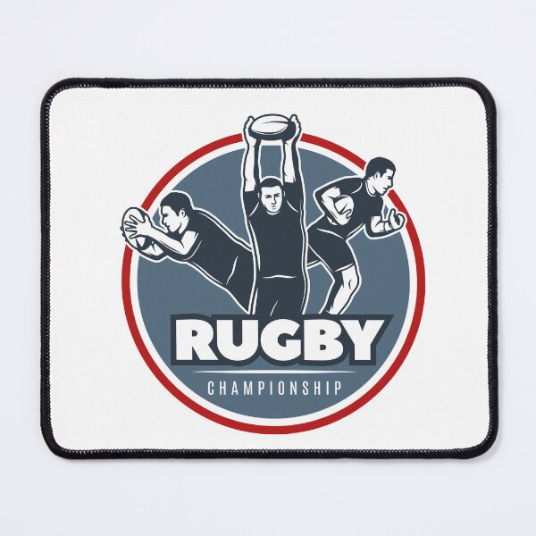 Item preview, Vintage Rugby Players Championship Team Badge Sticker designed and sold by topprinting.
