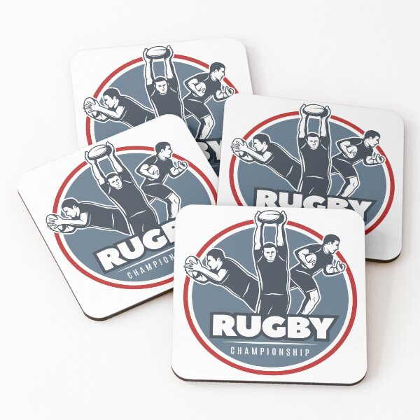 Item preview, Vintage Rugby Players Championship Team Badge Sticker designed and sold by topprinting.