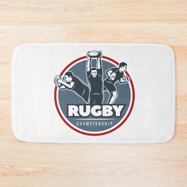 Item preview, Vintage Rugby Players Championship Team Badge Sticker designed and sold by topprinting.