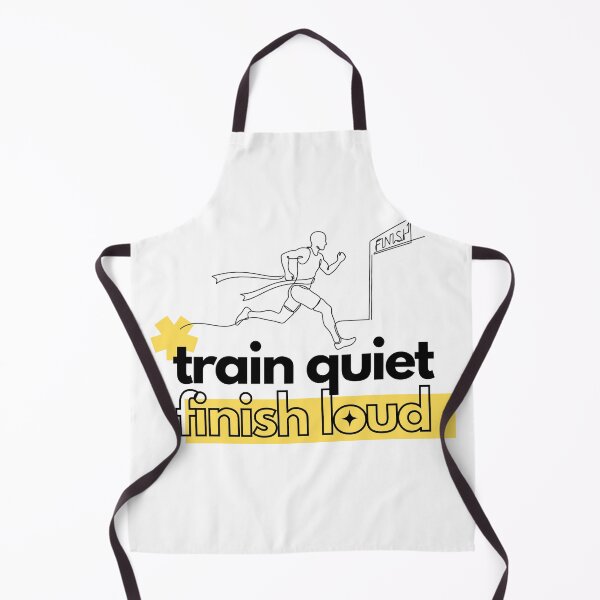 Item preview, Train Quiet, Finish Loud (Running) designed and sold by RunningWhiskers.