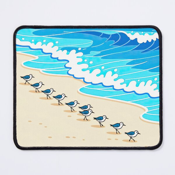 Item preview, Sandpipers Chasing The Tide Part 2 designed and sold by Leslie Montgomery Art.