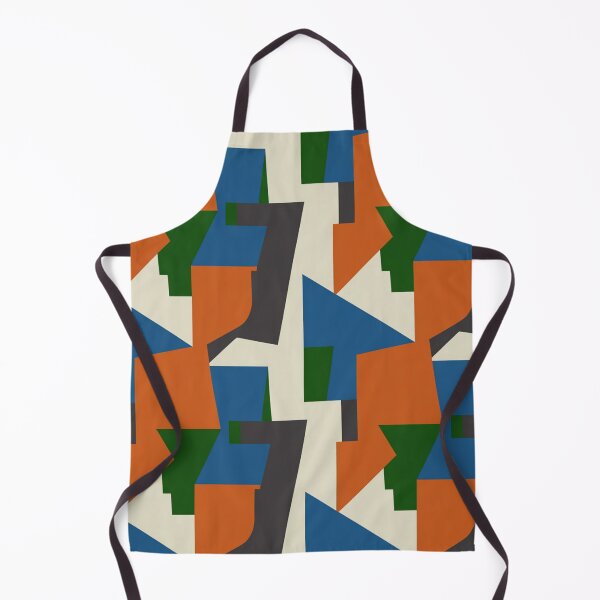 Item preview, Bold Modern Geometric Pattern | Orange Blue Green Abstract Seamless Repeat designed and sold by Midnight Veil Designs.