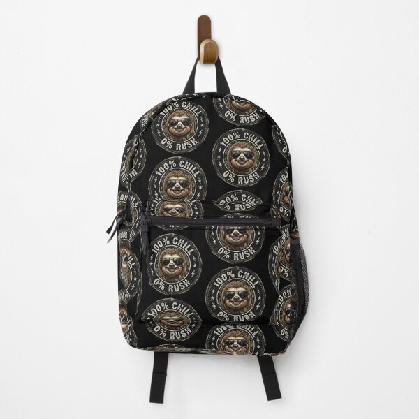 Item preview, Sloth Life No.4: 100% Chill 0% Rush - Vintage Sloth Emblem designed and sold by NO BEAVER NO PUNK.