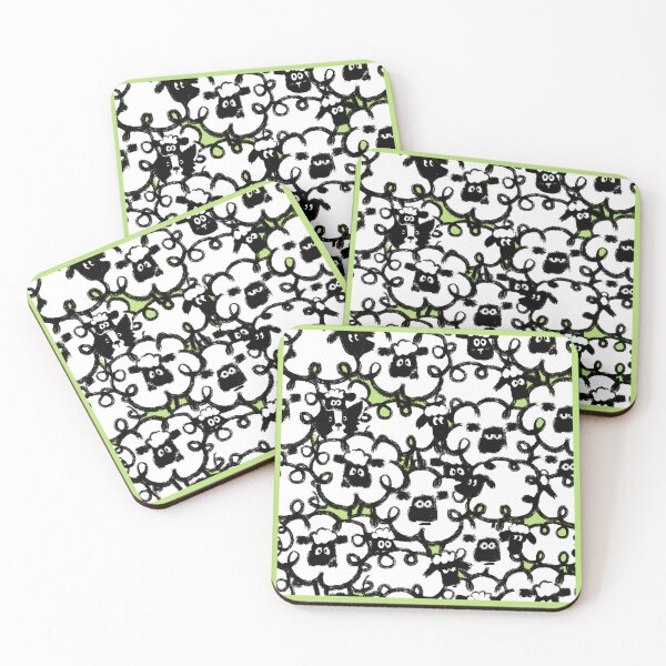 Item preview, Flock of Sheep Pattern and Sheppard dog designed and sold by SusanaDesigns.