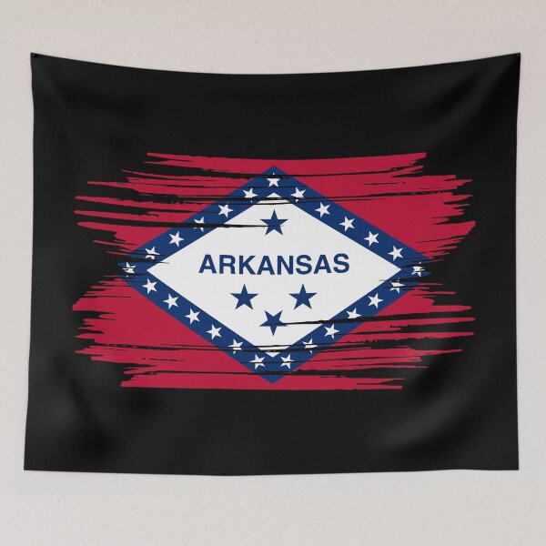 Item preview, Distressed Arkansas State Flag AR designed and sold by shitpostee.