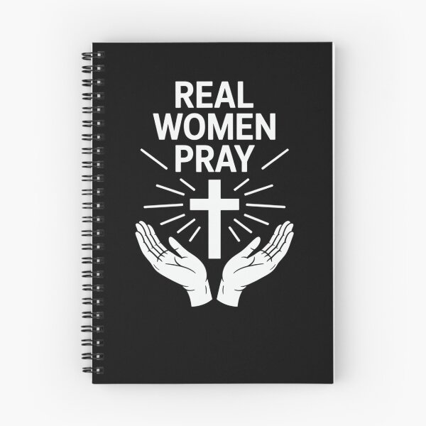 Item preview, Real Women Pray Christian Faith Cross Hands designed and sold by SuperAndSocial.