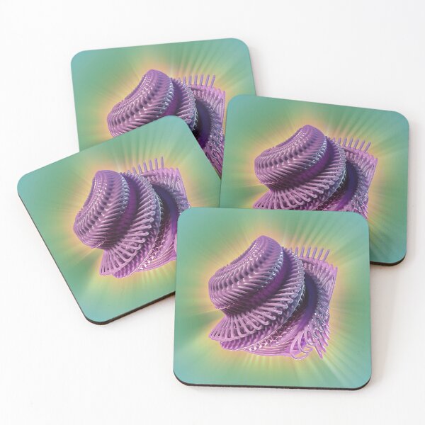 Item preview, Abstract Mauve Shape - Complex Purple 3D Art - Design Print designed and sold by Keltoi-art.