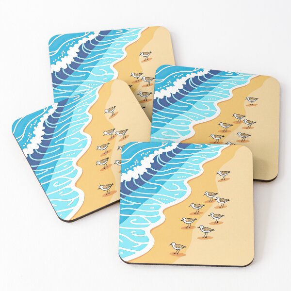 Item preview, Sandpipers Chasing The Tide Part 1 designed and sold by Leslie Montgomery Art.