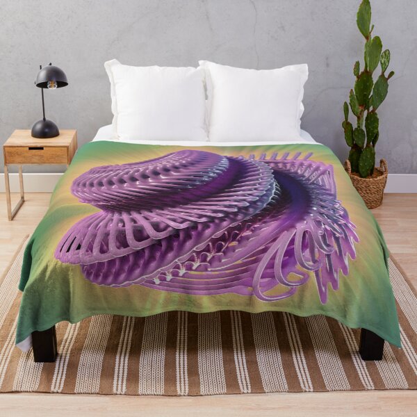 Item preview, Abstract Mauve Shape - Complex Purple 3D Art - Design Print designed and sold by Keltoi-art.