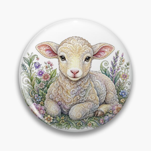 Item preview, Intricate Lamb designed and sold by PaintedbyCarol.