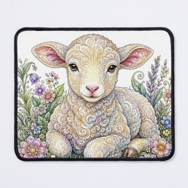 Item preview, Intricate Lamb designed and sold by PaintedbyCarol.