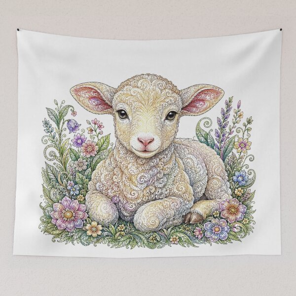 Item preview, Intricate Lamb designed and sold by PaintedbyCarol.