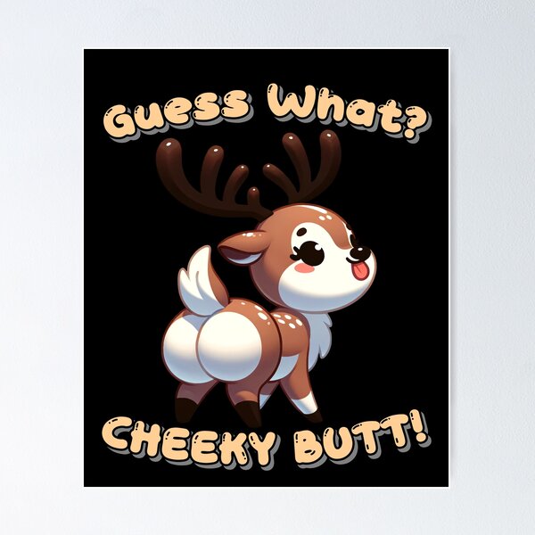 Item preview, Funny Deer Guess What Cheeky Zoo Boys Girls Kids designed and sold by rafaeltto.
